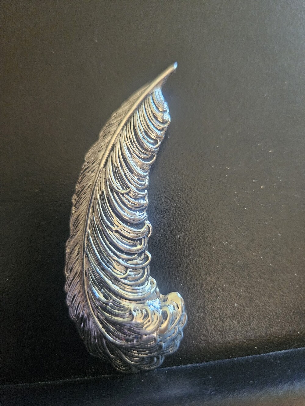 Vintage Feather Brooch